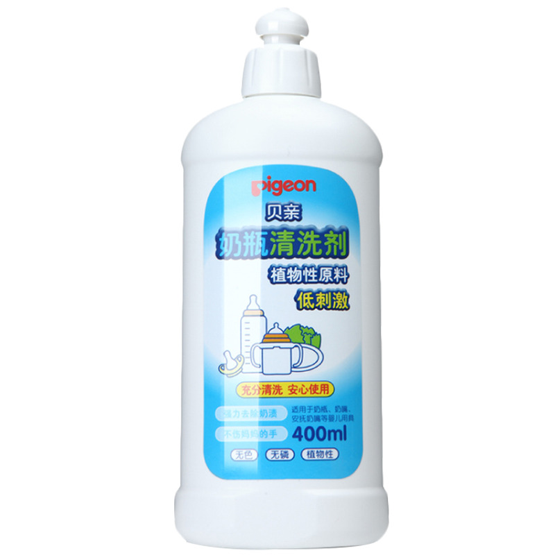 婴儿专用奶瓶清洗剂洗奶瓶液玩具餐具清洁剂400ml 贝亲官方旗舰店