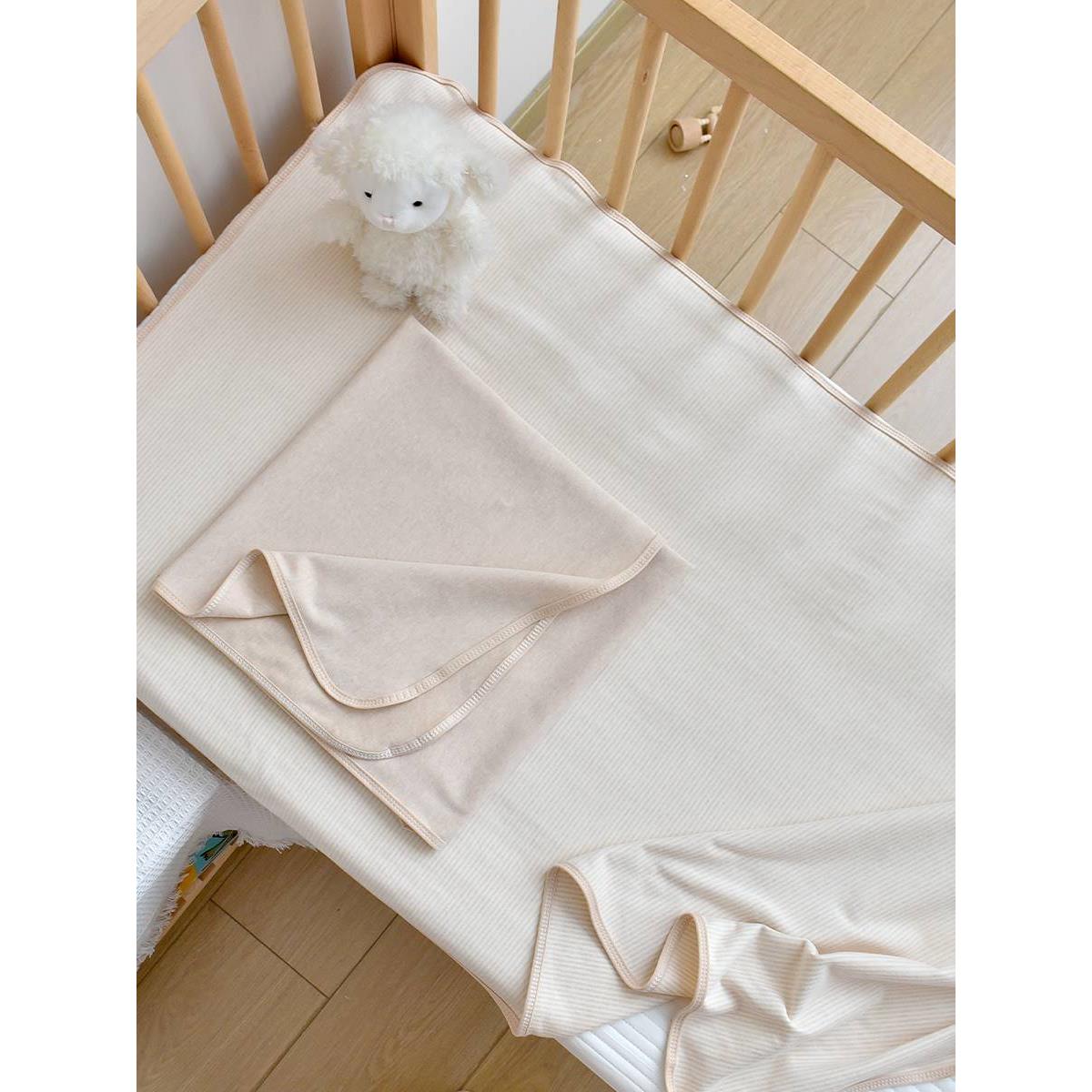 新生婴儿床单针织彩棉儿童拼接床1.5m被单幼儿园宝宝定制床上用品