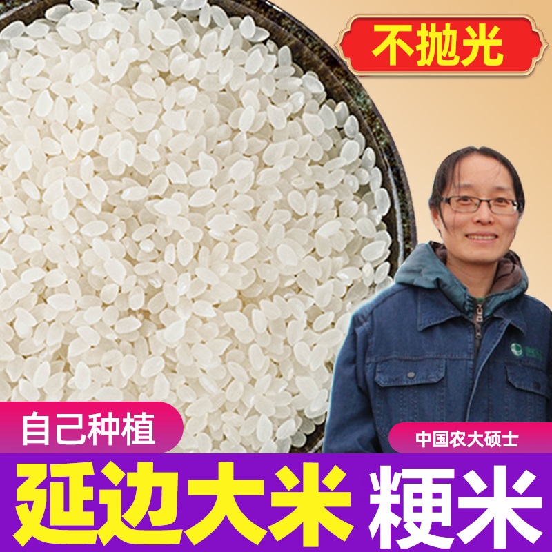 延边大米粳米2023新米晚稻梗米东北珍珠圆粒煮粥米1kg真空阿八伊