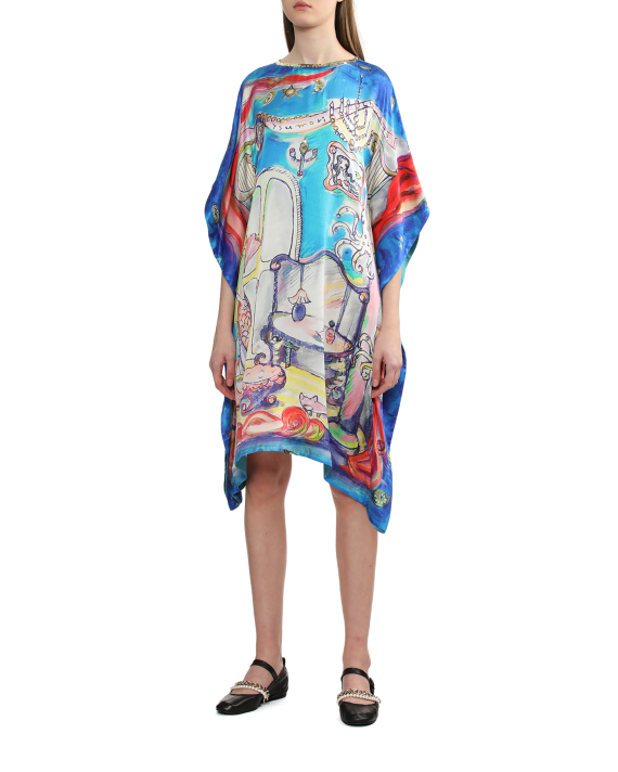 Tsumori Chisato PRINTED KAFTAN DRESS