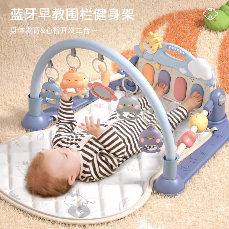 脚踏钢琴新生婴儿健身架器宝宝男孩女孩音乐益智玩具0-1岁3-6个月