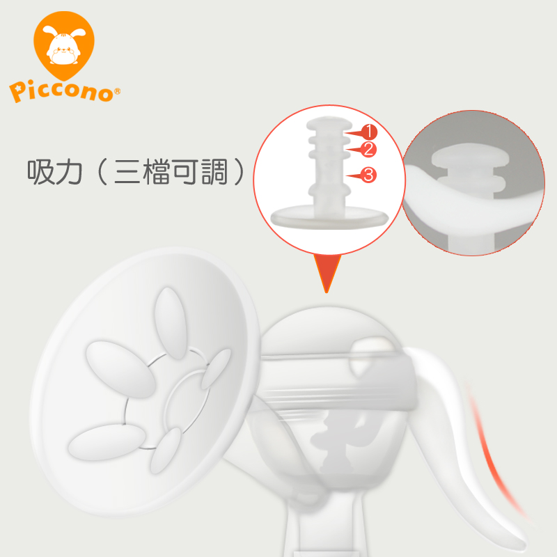 piccono吸奶器手动式孕产妇产后吸力大挤奶器吸乳器 拔奶器集乳器
