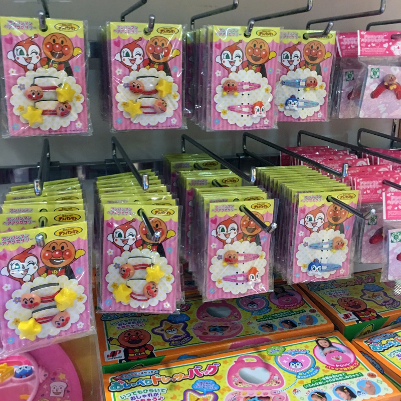 现货日本进口面包超人儿童婴儿女孩可爱头花发卡宝宝发夹发饰头夹