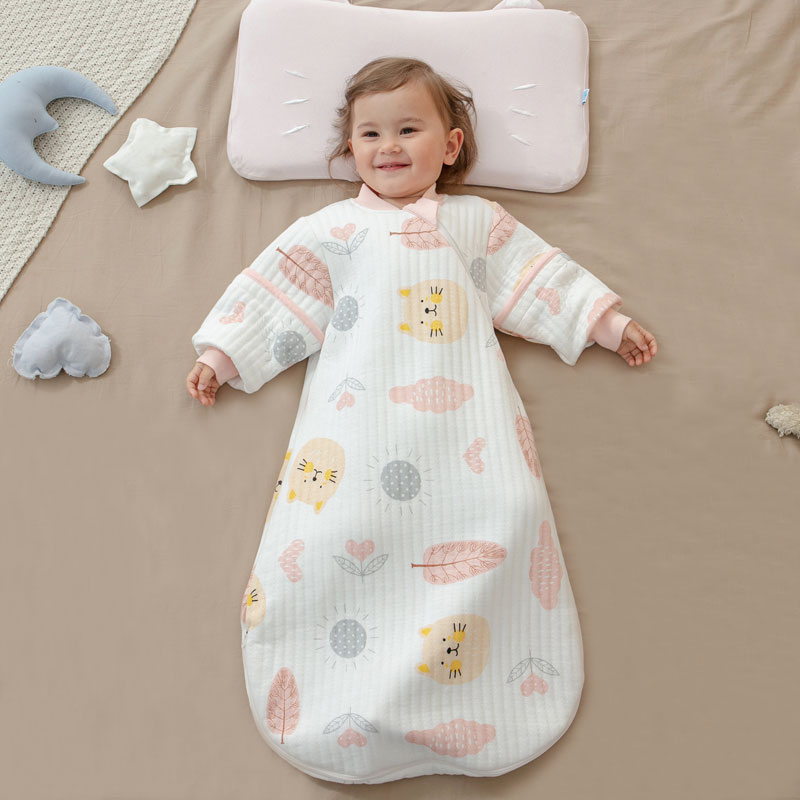 睡袋婴儿夏季薄款连体睡衣保暖宝宝睡袋四季通用新生儿童防踢被