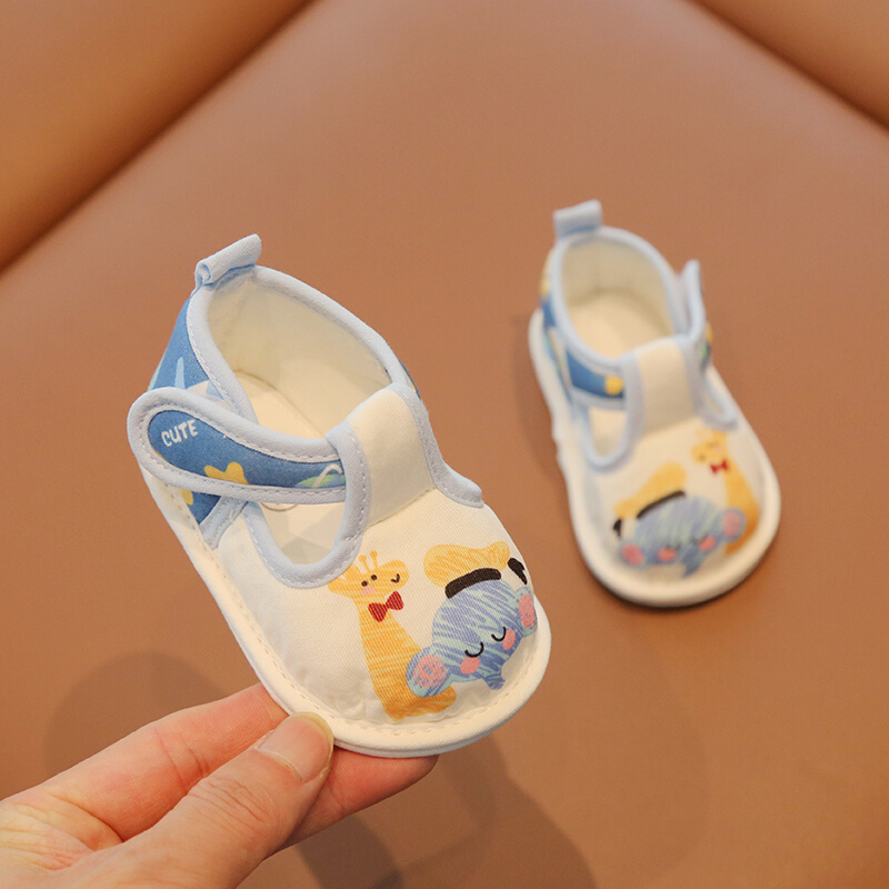 宝宝步前鞋0-3-6一12个月婴儿鞋子秋款婴幼儿布鞋1岁男宝软底鞋女