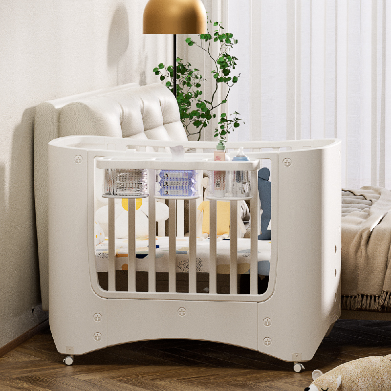 互悦可移动婴儿床大床尿布台调高度多功能宝宝bb儿童床摇篮新生儿