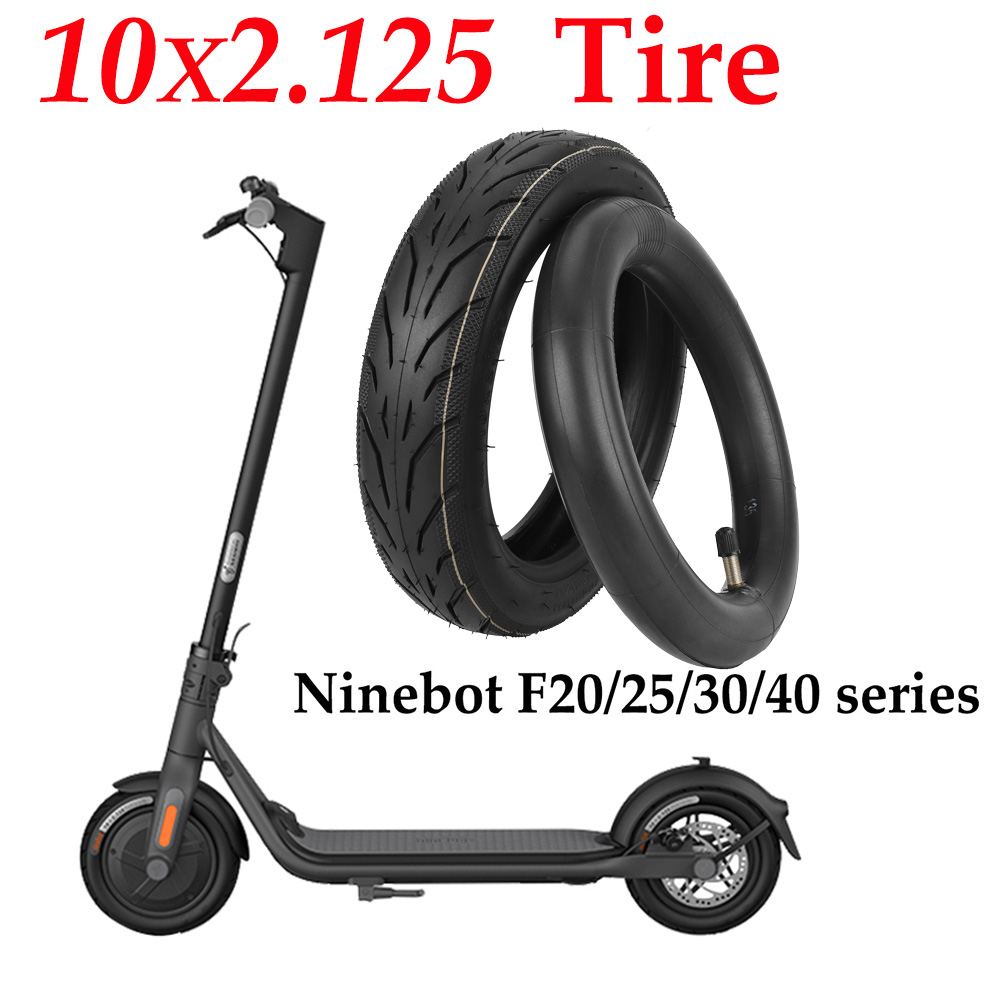 Ninebot九号电动滑板车F20F25F30F40轮胎10X2.125内胎外车胎 配件