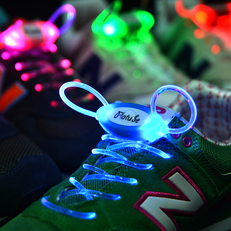 一件包邮 买2送1四代闪烁荧光夜光发光鞋带闪光LED灯鞋带创意礼品