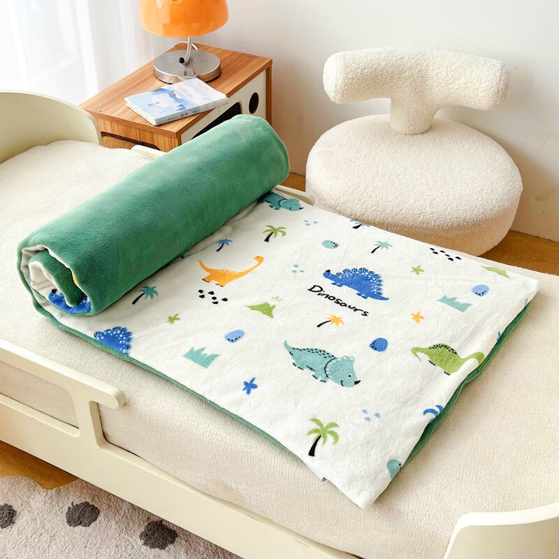芍萌幼儿园牛奶绒被褥秋冬保暖儿童床垫婴儿床褥垫子宝宝午睡垫被