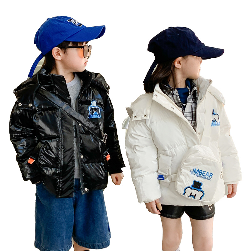 儿童棉服中小童免洗加厚外套冬季新款棉衣男女童保暖短款洋气外套