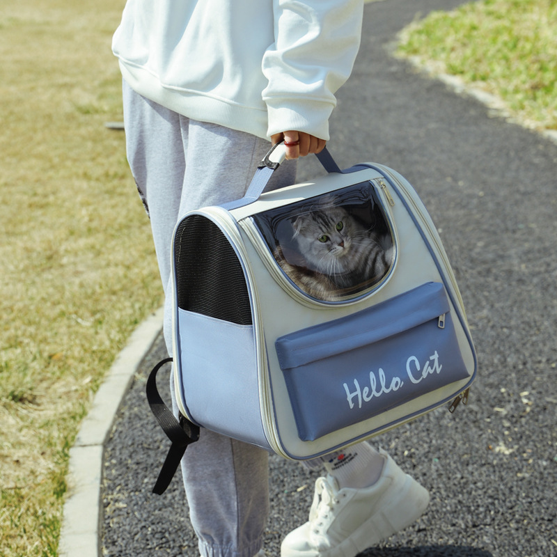 小猫猫包高颜值外出携带便携双肩背包书包装宠物猫咪的包包手提式
