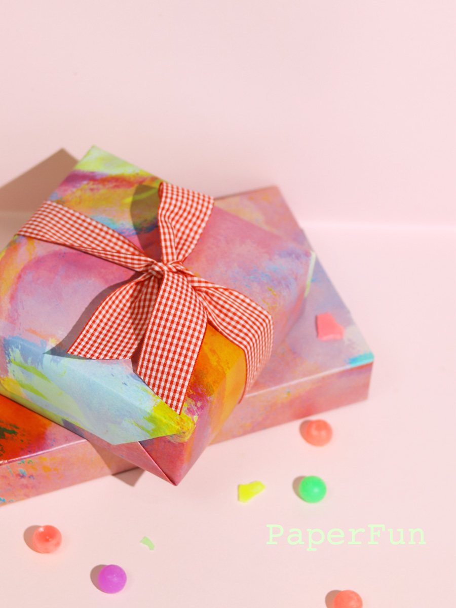 PaperFun让人心情变好的礼品纸表白生日节日祝福多巴胺风格包装纸