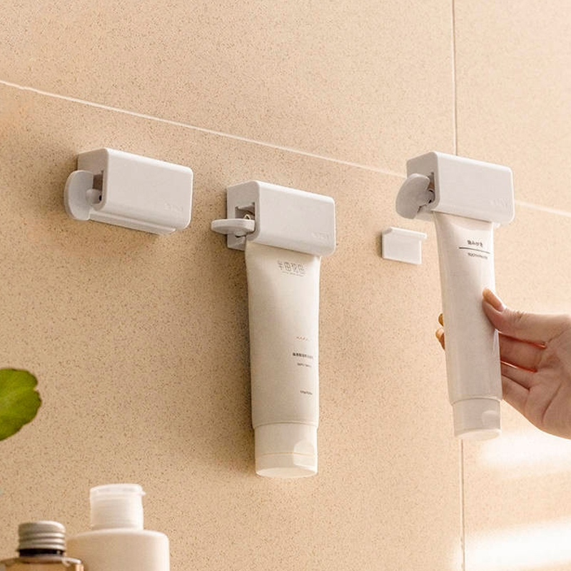 磁吸式牙膏挤压器壁挂懒人挤牙膏神器挤小样洗面奶卫生间手动夹子