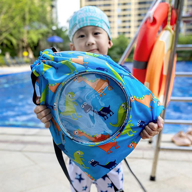 游泳包干湿分离泳衣收纳防水包沙滩包儿童游泳健身装备双肩包