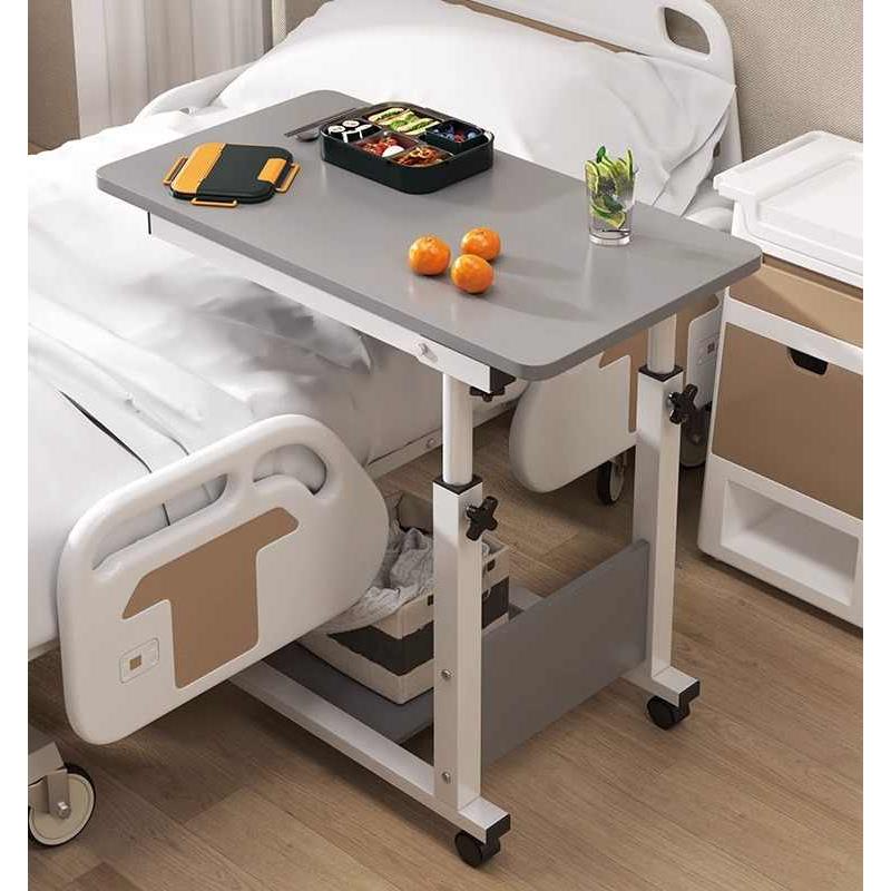 床边月子餐桌可移动升降病房病人用医院护理桌卧床老人吃饭专用桌