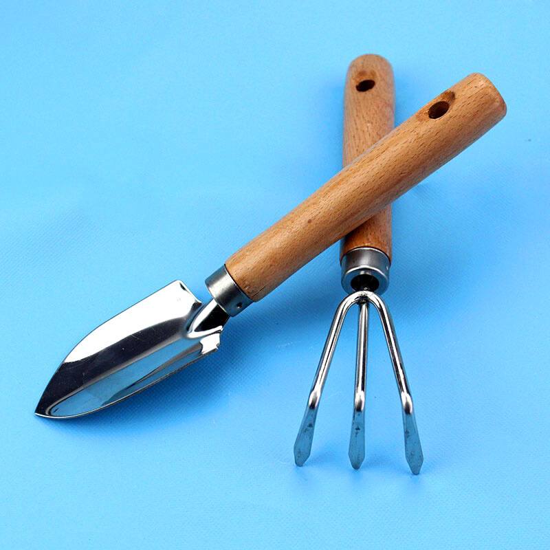 园艺工具两件套种菜套装种花铲子耙子盆栽儿童松土小号铲勺套装