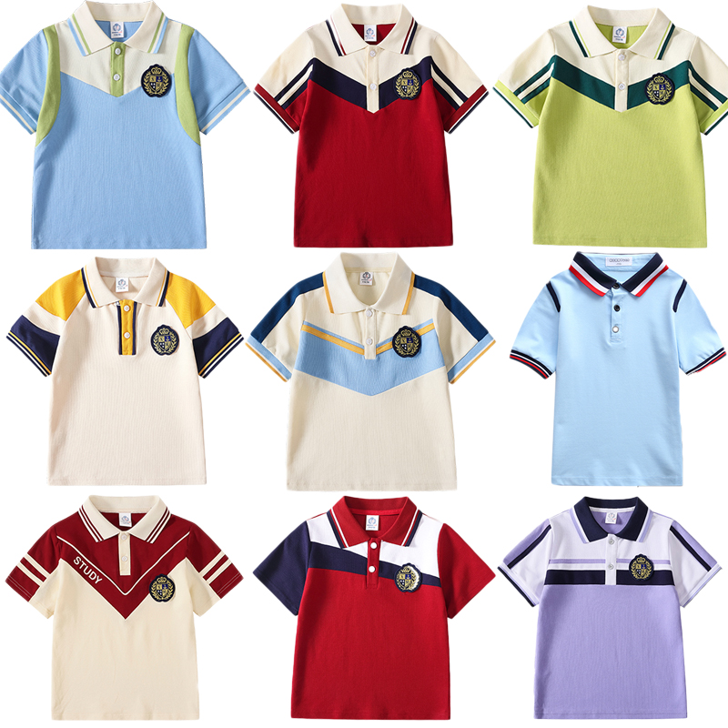 幼儿园园服春秋装中小学生校服英伦风四件套夏季套装体恤运动会服