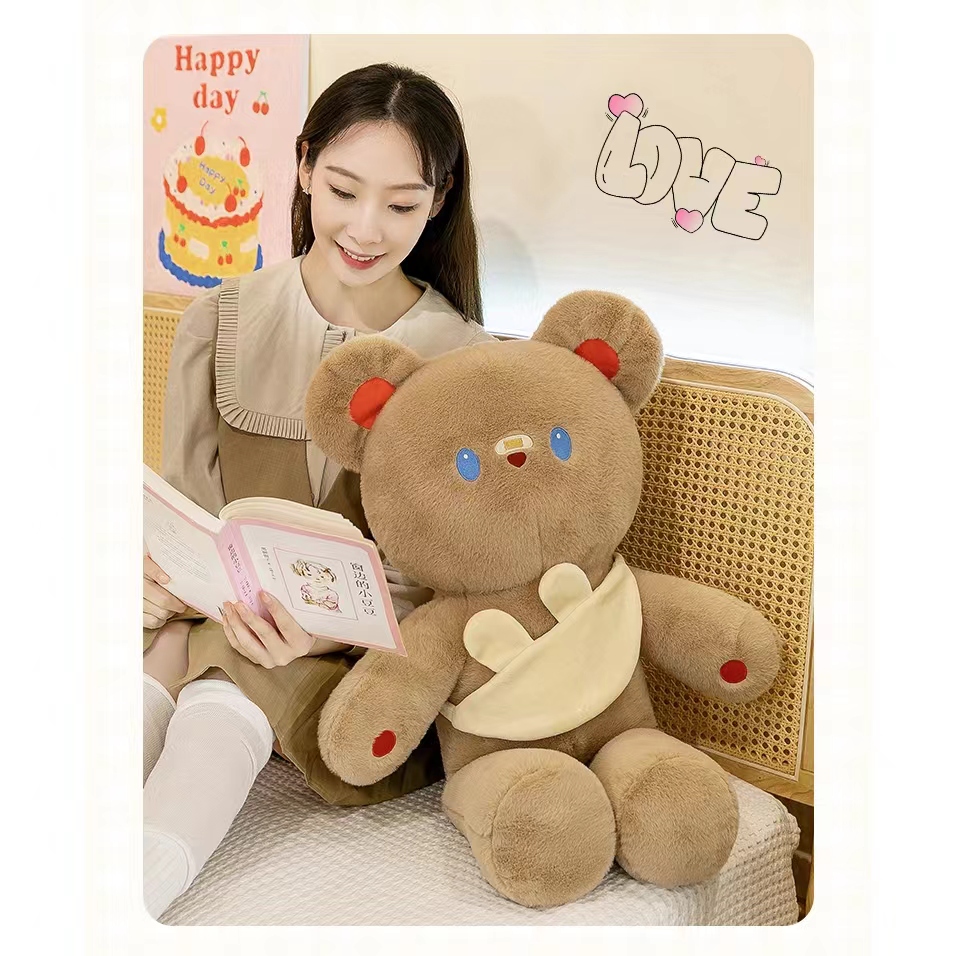 思琪毛绒玩具背胸包泰迪熊公仔正版女生抱睡玩偶娃娃小熊