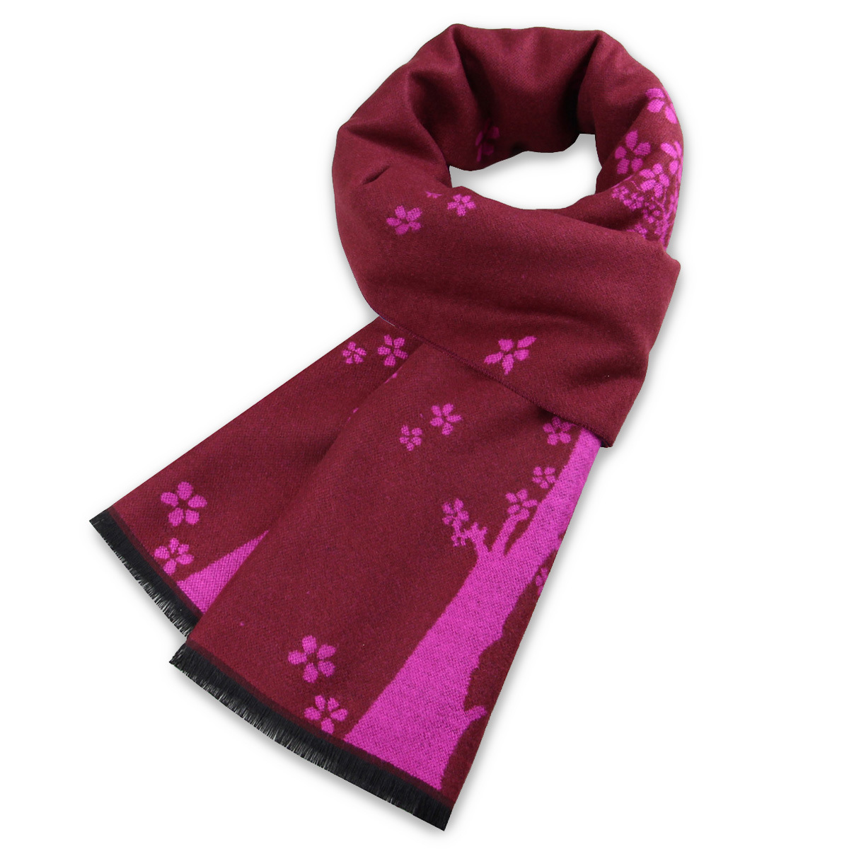 围巾女妈妈款冬季保暖百搭女士礼品围巾定制奶奶款喜庆红围巾现货