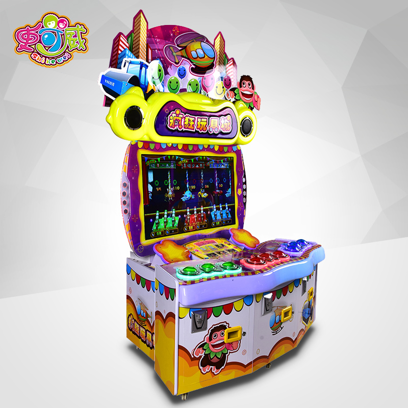 史可威三人连线疯狂玩具城拍拍乐儿童游戏机大型投币电玩城彩票机