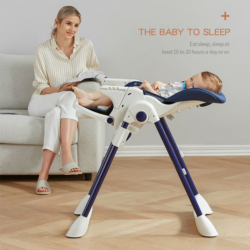 可调高可躺可坐婴童高脚餐椅儿童吃饭餐桌椅子宝宝躺椅婴儿座椅