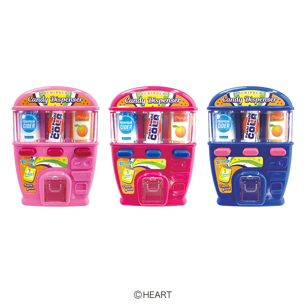 日本进口heart糖果贩卖机汽水造型过家家玩具迷你儿童宝宝小礼物
