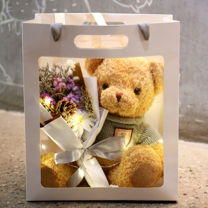泰迪熊毛绒玩具抱抱小熊公仔玩偶情人节七夕送女友布娃娃生日礼物