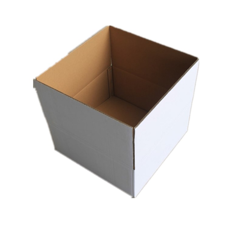 白色硬纸箱子大号三层正方形纸箱展示盒纸皮箱画画每规格5个起发