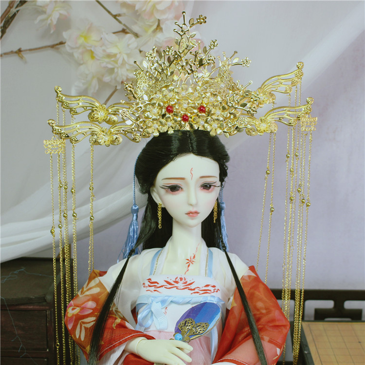 长安赋原创 60厘米汉服古装娃娃女孩礼物玩具仙女中国古代衣服