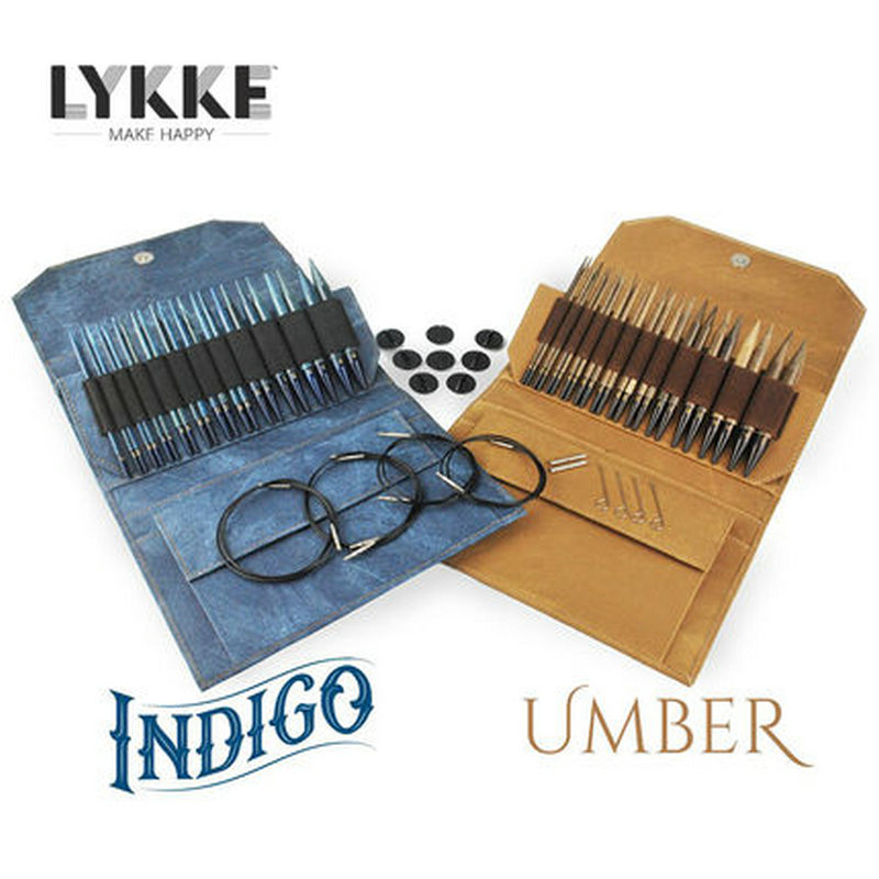 LYKKE进口7/12.5cm 可拆卸环针长头套装围巾 毛衣针棒针套