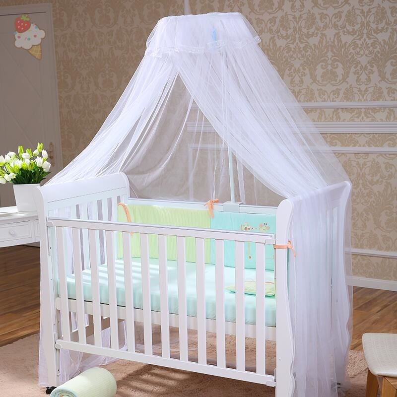 儿童拼接牀专用蚊帐婴儿牀带支架杆宝宝小牀防蚊罩婴幼儿女孩睡觉