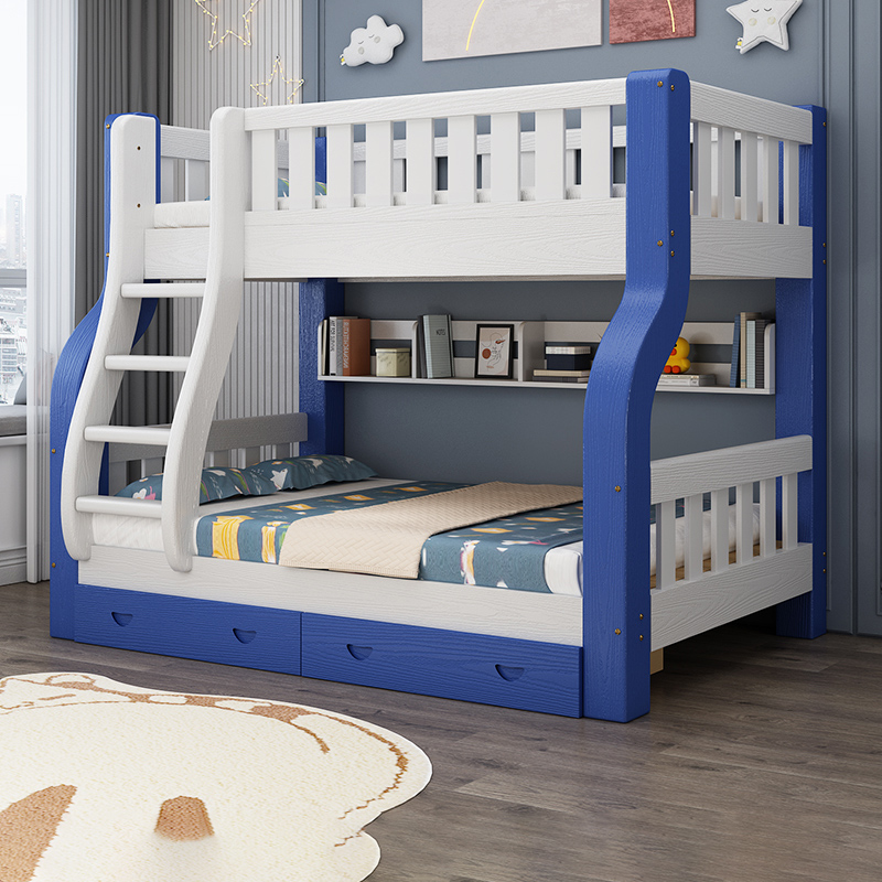 上下床双层床高低床多功能双层组合子母床儿童床全实木上下铺木床