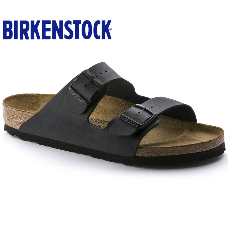 BIRKENSTOCK正品勃肯软木鞋德国进口外穿男女两带仿皮凉鞋Arizona