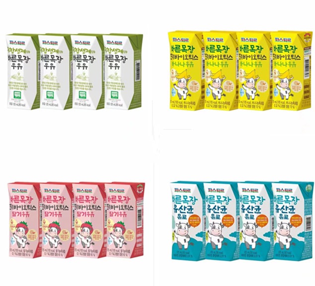 包邮韩国进口帕斯特牛奶原味香蕉草莓纯牛奶乳酸菌儿童牛奶