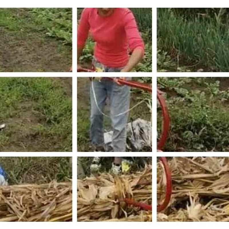 地瓜藤收割草料秸秆粉碎捡拾打捆机大葱树杈青草打包树枝玉米杆