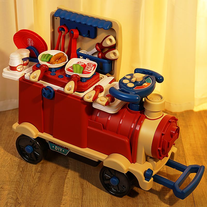 小火车儿童益智力3玩具5男孩女孩子7岁以上女宝生日新年礼物4岁
