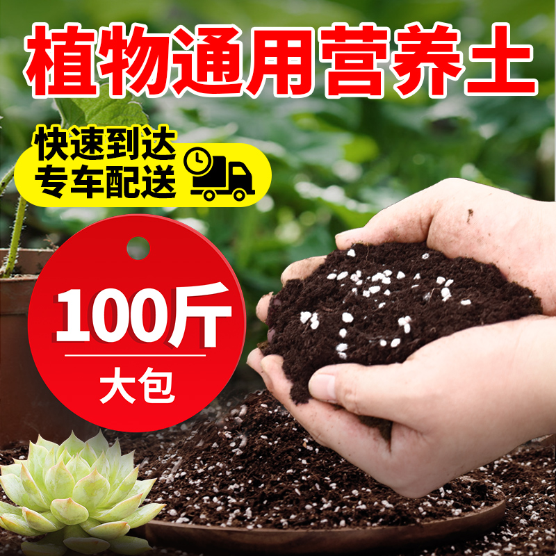 广东省营养土养花通用型100斤大包种菜专用种花有机泥土壤种植土