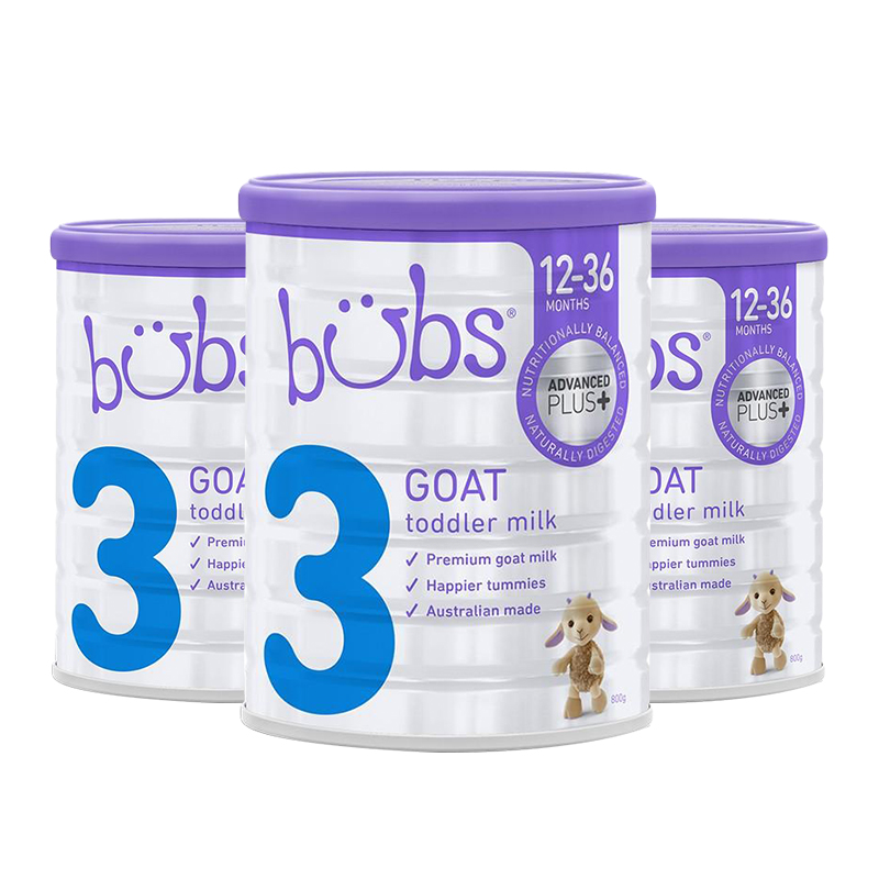 小卓澳洲代购 Bubs 贝儿婴幼儿羊奶粉一段二段三段800g  备注段数