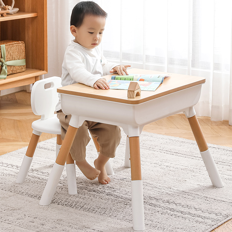 儿童早教桌椅套装宝宝阅读小书桌子幼儿玩具桌婴儿学习桌简约家用