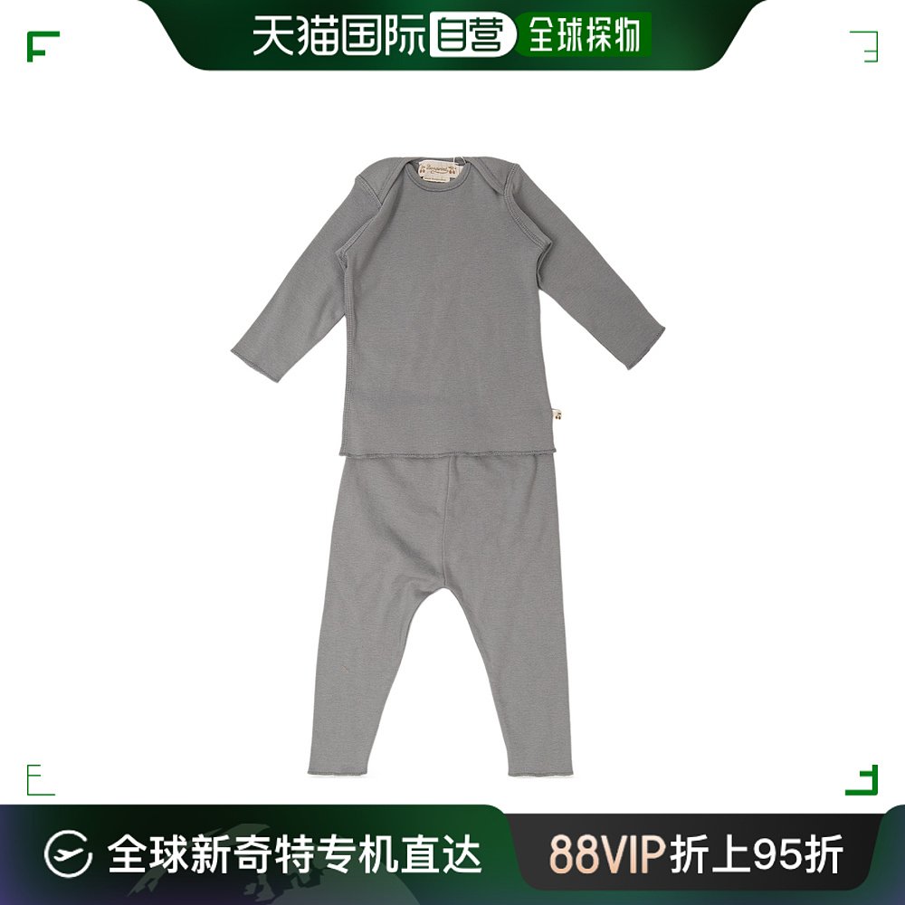 香港直邮潮奢 Bonpoint 婴儿圆领长袖上衣和打底裤套装童装