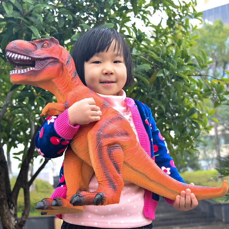 速发侏罗纪恐龙玩具模型霸王龙仿真动物世界套装超大号男孩儿童软