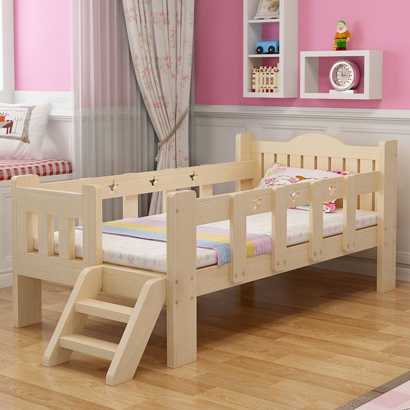 高档婴儿床拼接大床简约可移动儿童床实木多功能带护栏新生儿宝宝