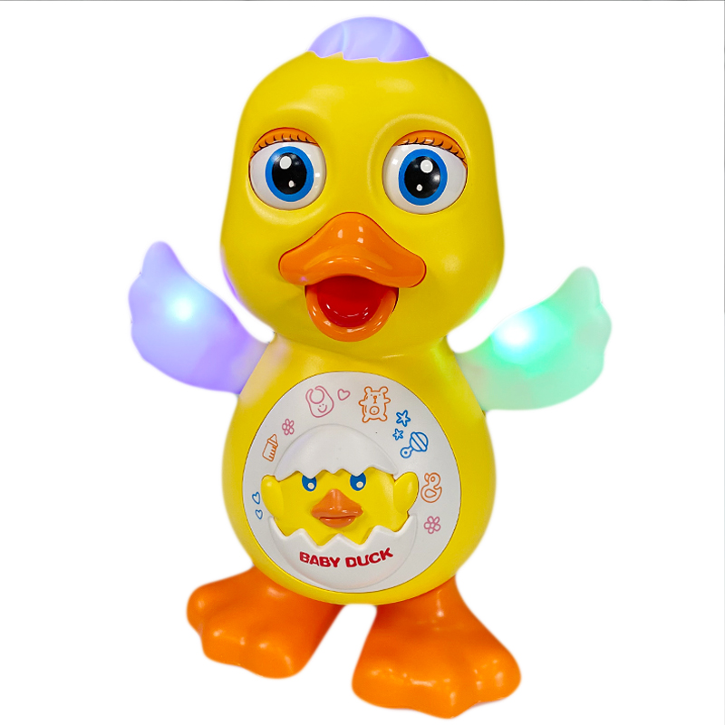 婴儿童宝宝电智玩具6至12周月3跳舞鸭子0-1一个岁男孩女孩益动力4