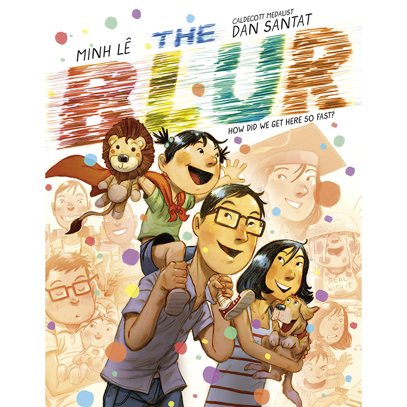 【预售】英文原版 The Blur 侠影 Minh Lê 趣味孩子嬉戏图画书甜蜜童年故事儿童插画绘本书籍