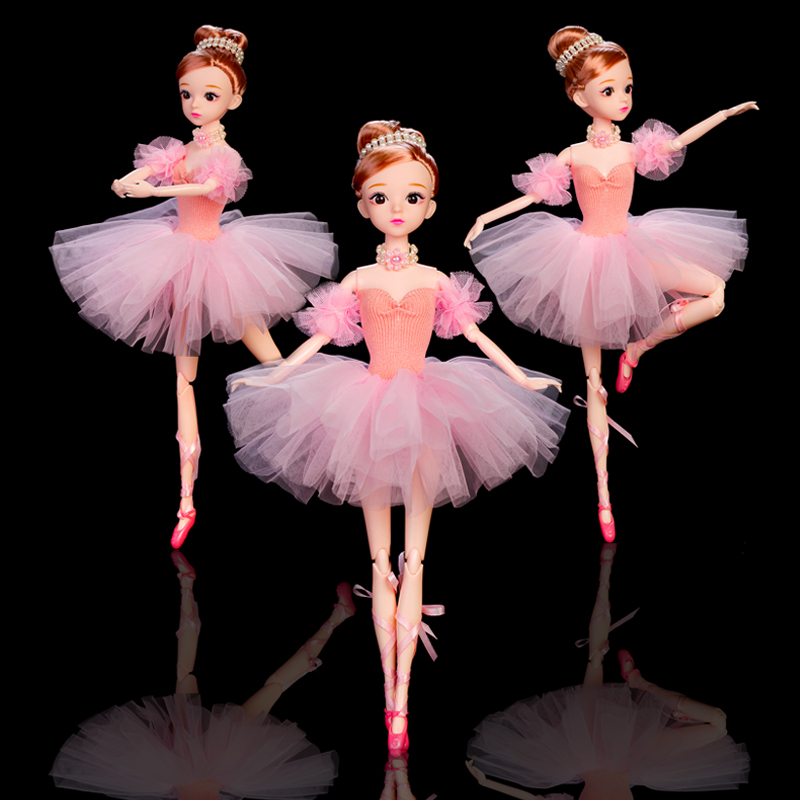 仙仙公主娃娃百变造型芭蕾舞蹈换装洋娃娃女孩玩具生日礼物礼品