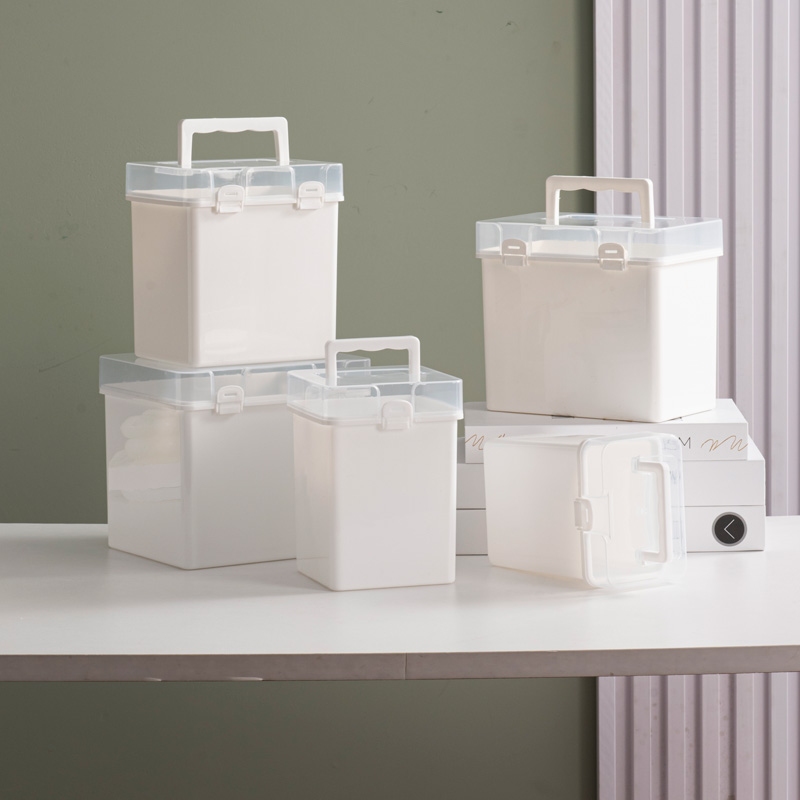 马克笔盒子收纳盒便携式大容量文具盒多功能塑料盒环保防水设计12/24/36/48/60/80/笔盒桌面工具箱全套