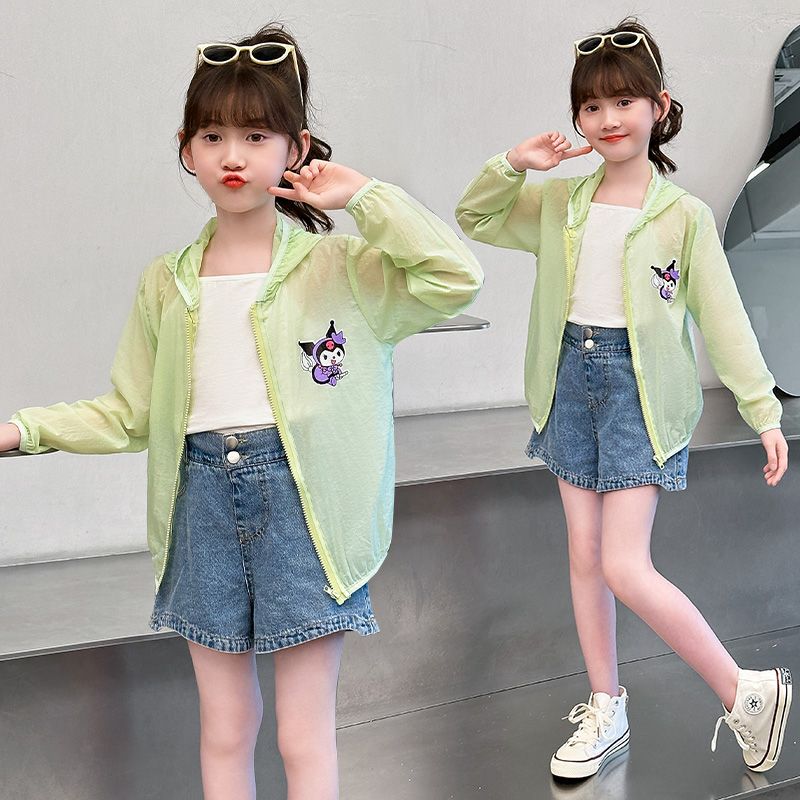 女童外穿防晒衣2024防紫外线儿童薄款轻薄韩版夏季防晒服空调衣