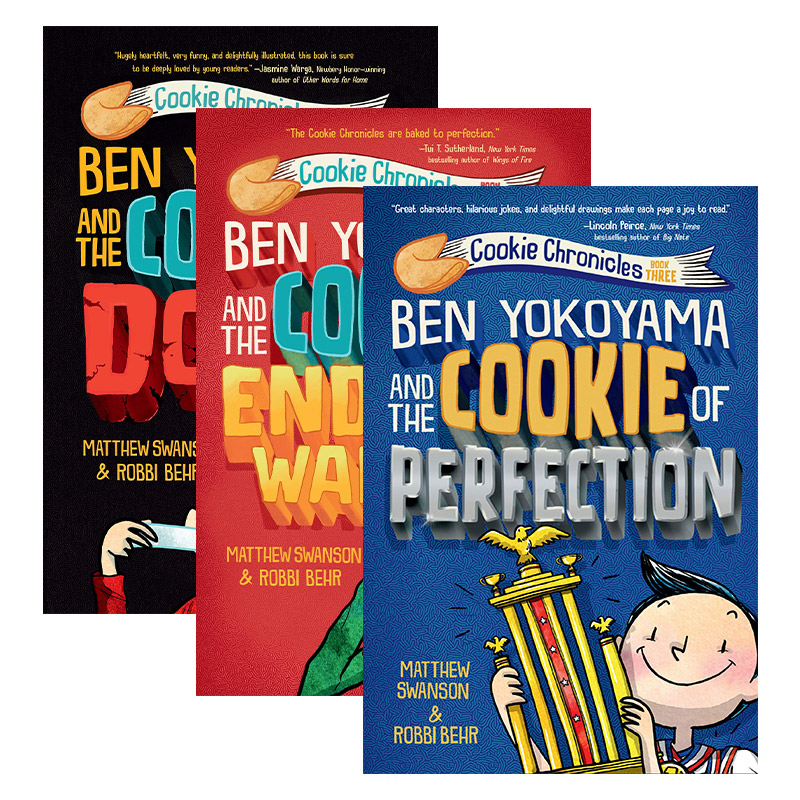 Ben Yokoyama and the Cookie 饼干编年史1-3册 英文原版儿童小说 进口书籍