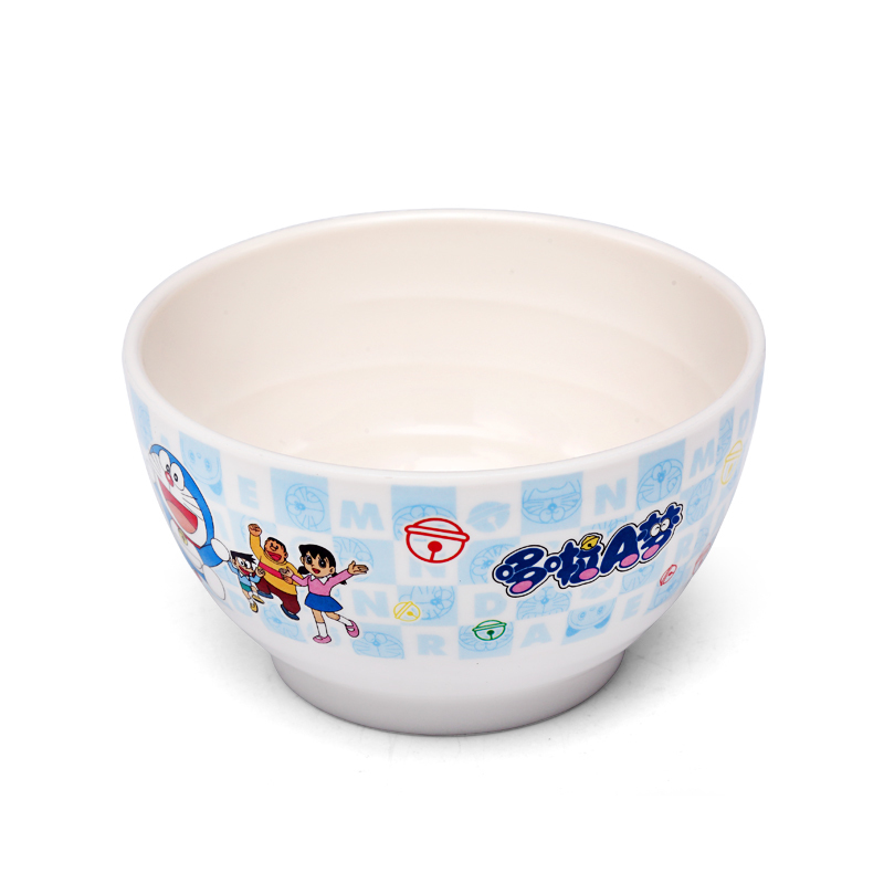 五和哆啦A梦卡通儿童密胺食品级餐具家用宝宝碗汤碗盘杯DL261碗