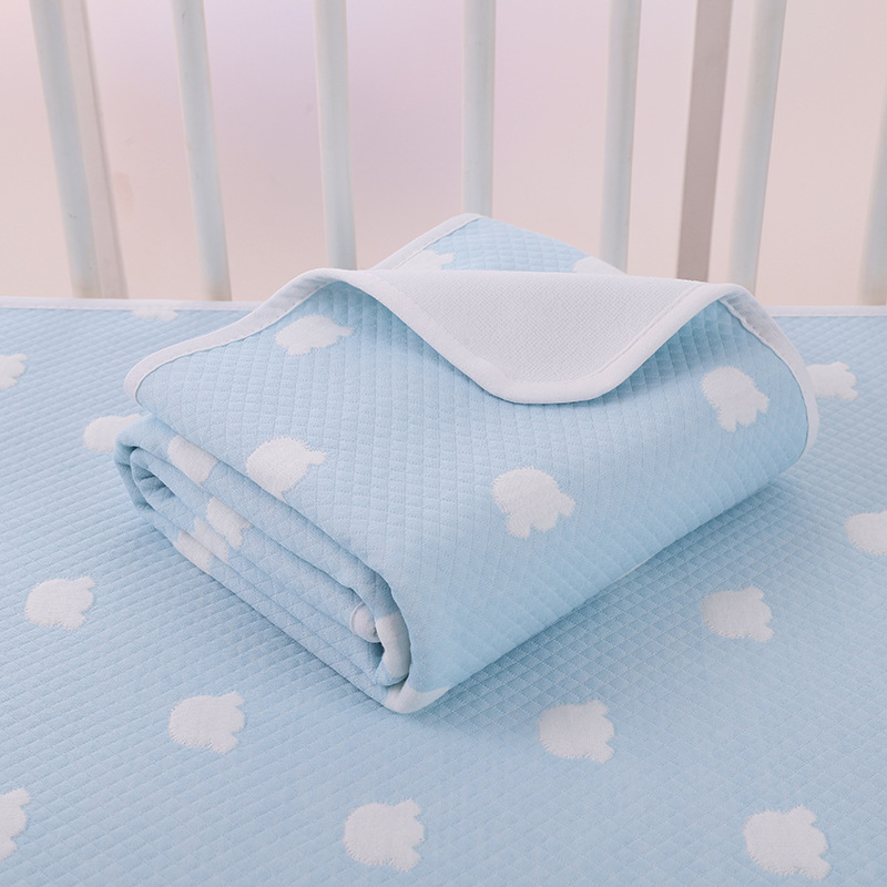 婴儿纯棉隔尿垫防水透气可月经洗姨妈垫超大号婴幼儿防漏护理床垫